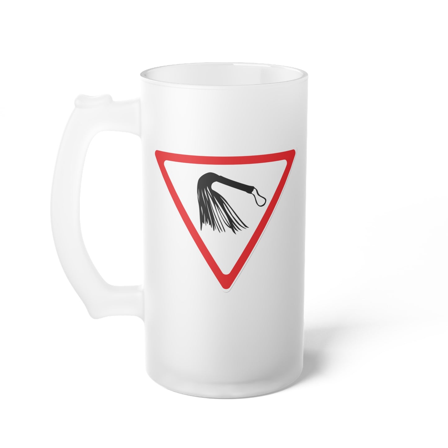 Yield for flogging Frosted Glass Beer Mug