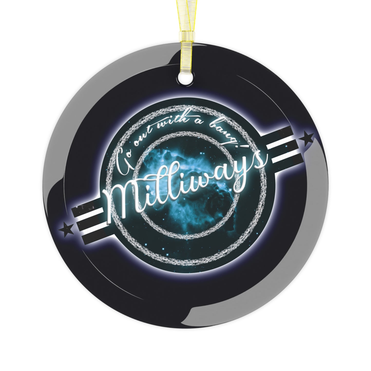 Milliways Glass Ornament