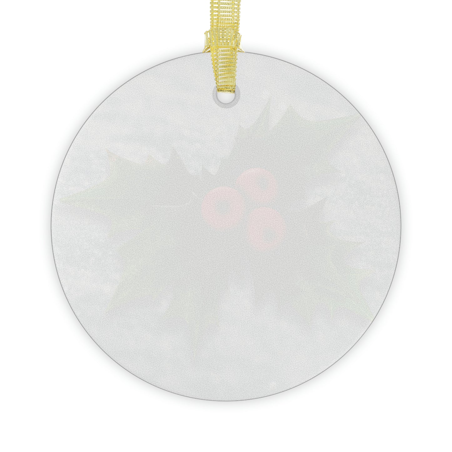 Holly Berry Glass Ornaments