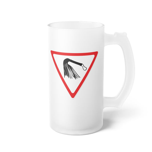 Yield for flogging Frosted Glass Beer Mug