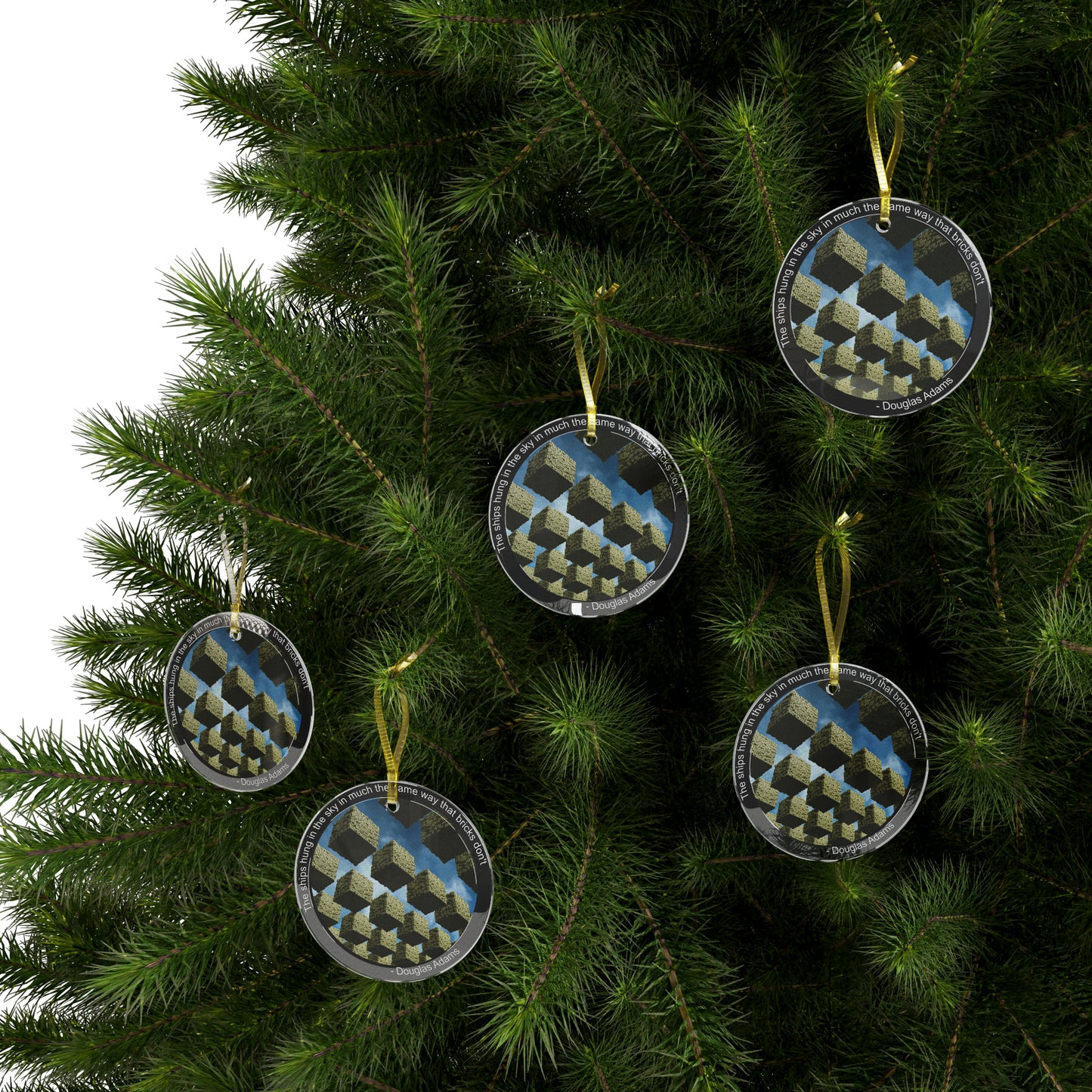 Vogon Constructor Fleet Glass Ornaments