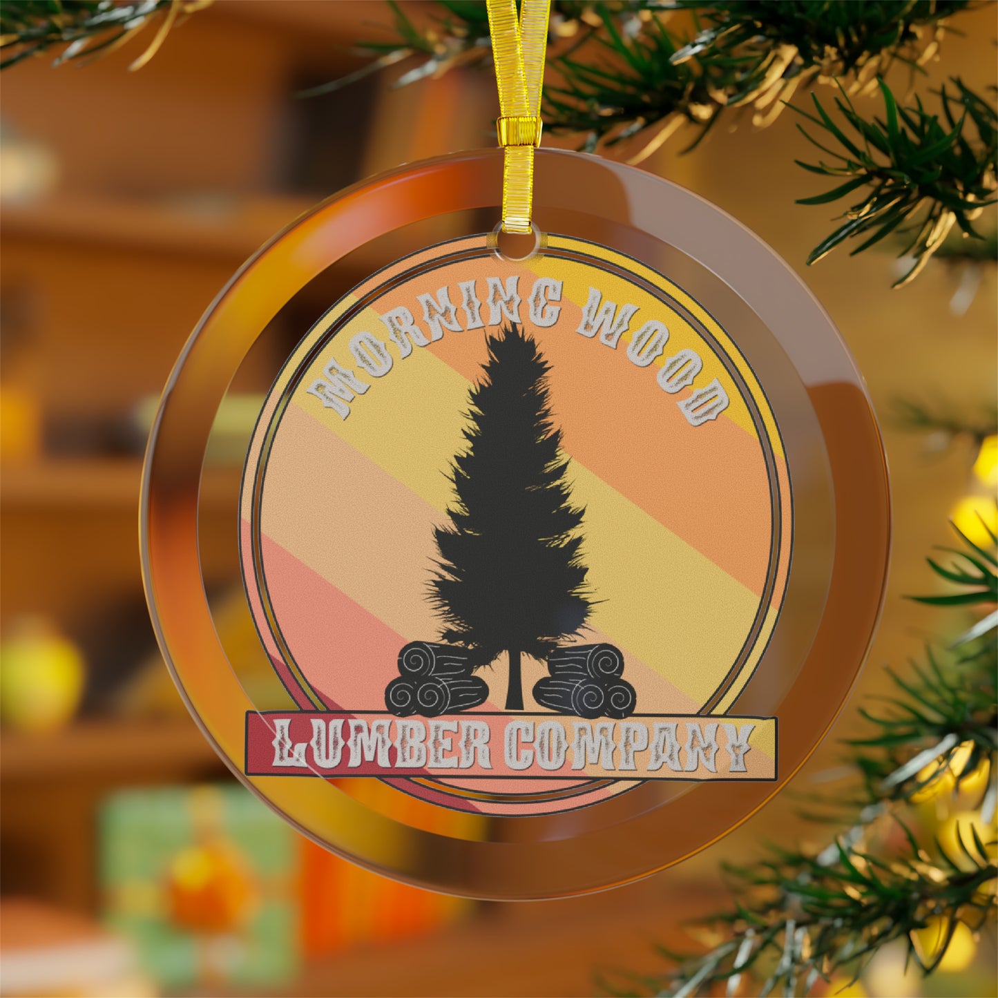 Morning Wood Lumbre Company Glass Ornaments