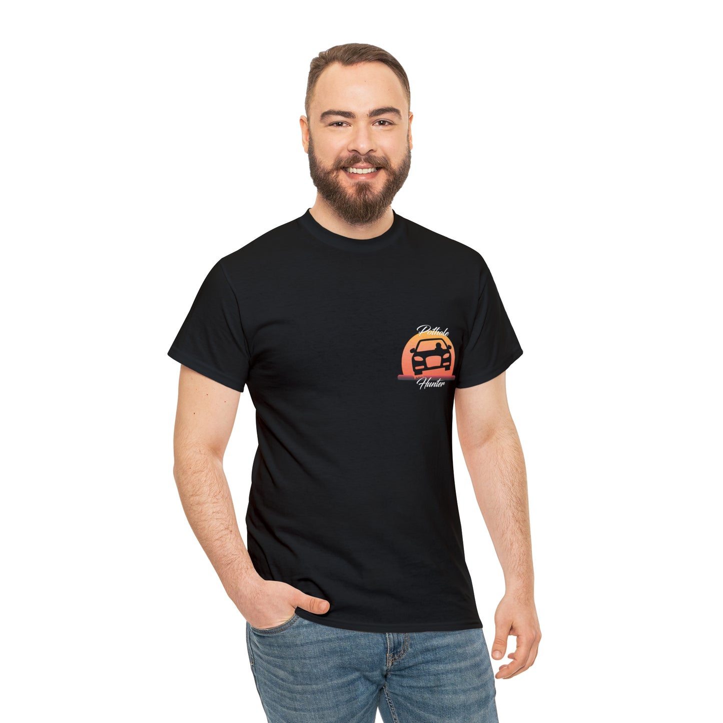 Pothole Hunter Unisex Heavy Cotton Tee