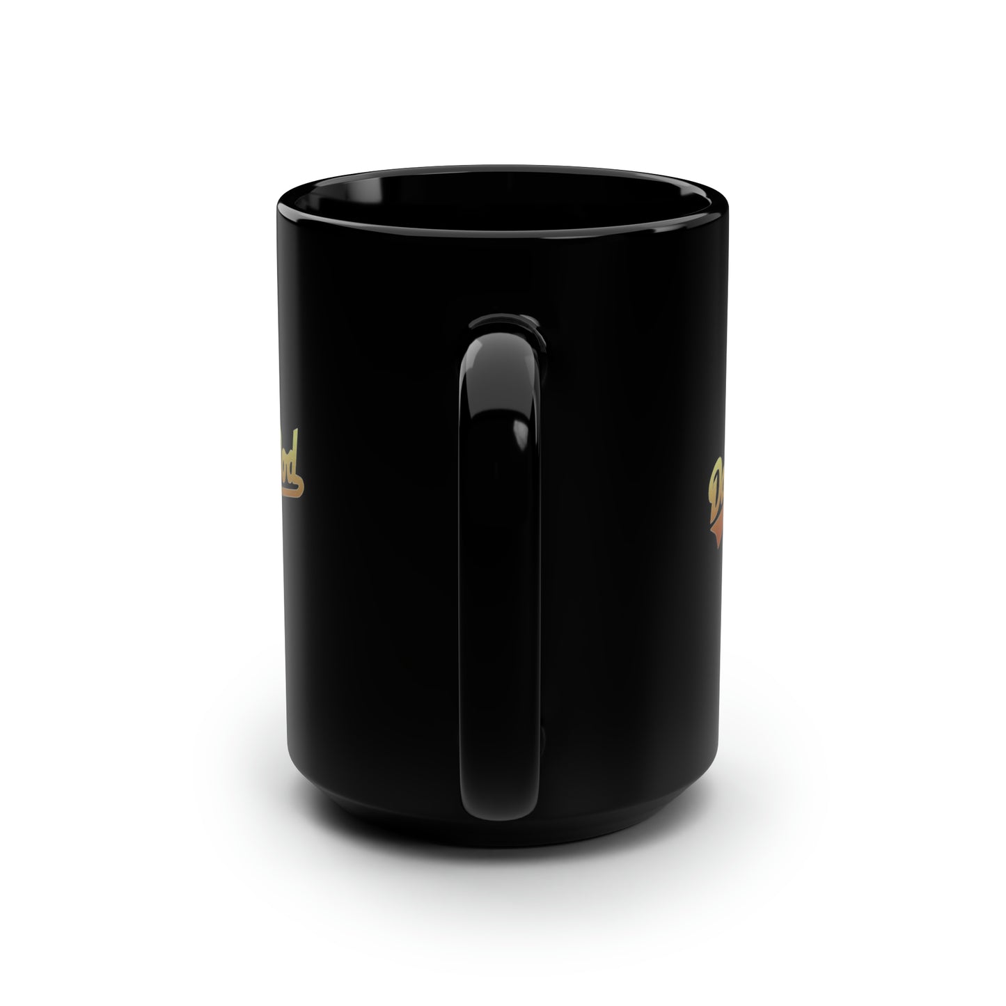 Dad Bod Black Mug, 15oz