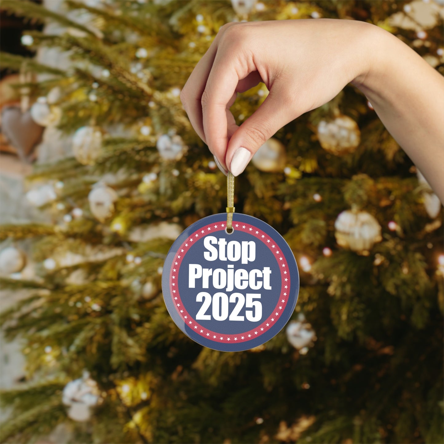 Stop Project 2025 Glass Ornaments