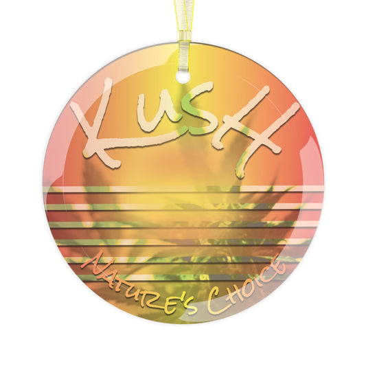 Kush - Nature's Choice Glass Ornament