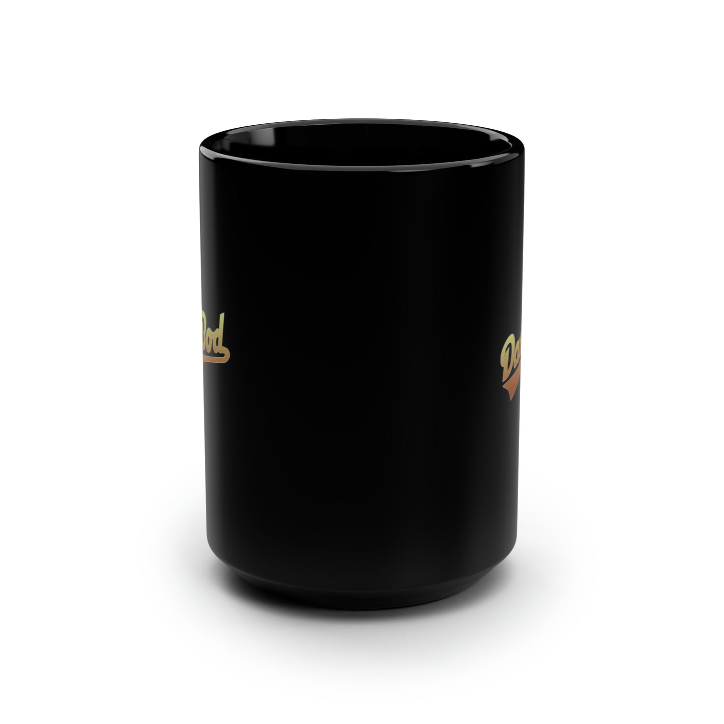 Dad Bod Black Mug, 15oz