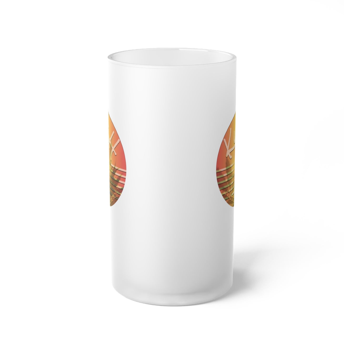 Kush - Natures Choice Frosted Glass Beer Mug