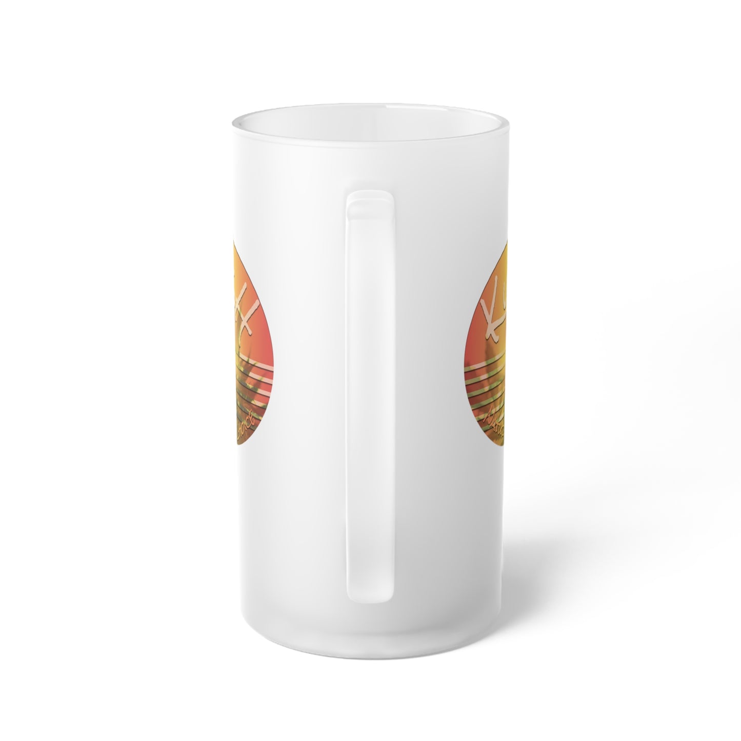 Kush - Natures Choice Frosted Glass Beer Mug