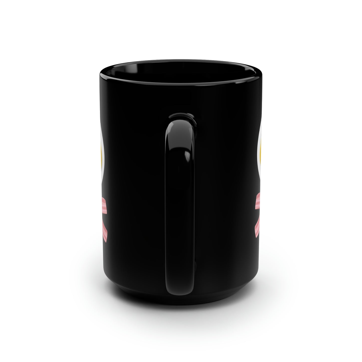 Jolly Roger Breakfast Black Mug, 15oz