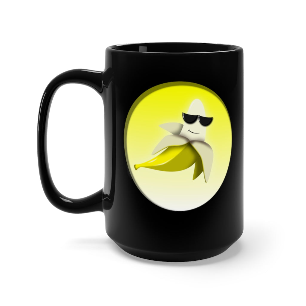 Cool Banana Black Mug 15oz