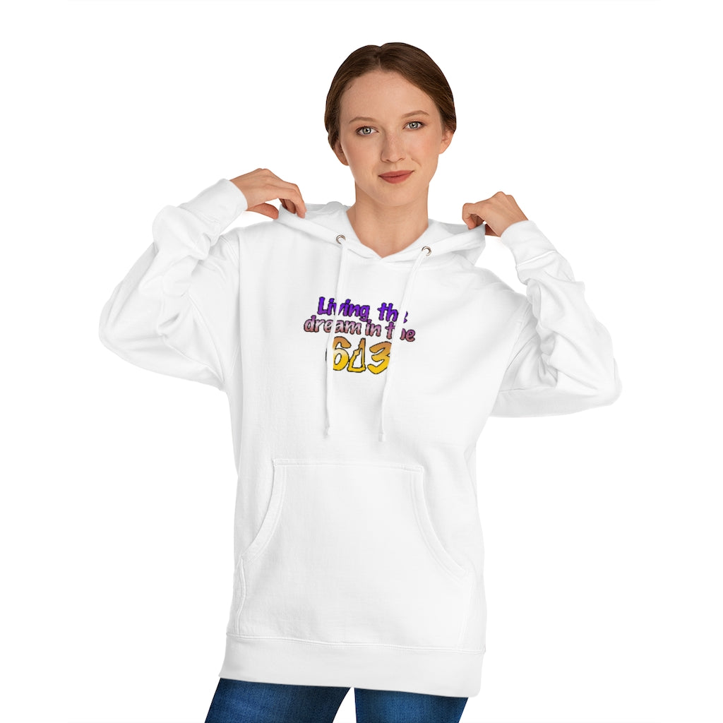 Living the Dream in the 603 Unisex Hooded Sweatshirt