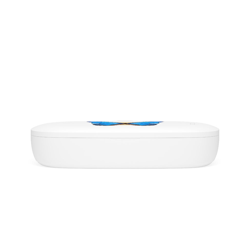 Blue Butterfly UV Phone Sanitizer and Wireless Charging Pad