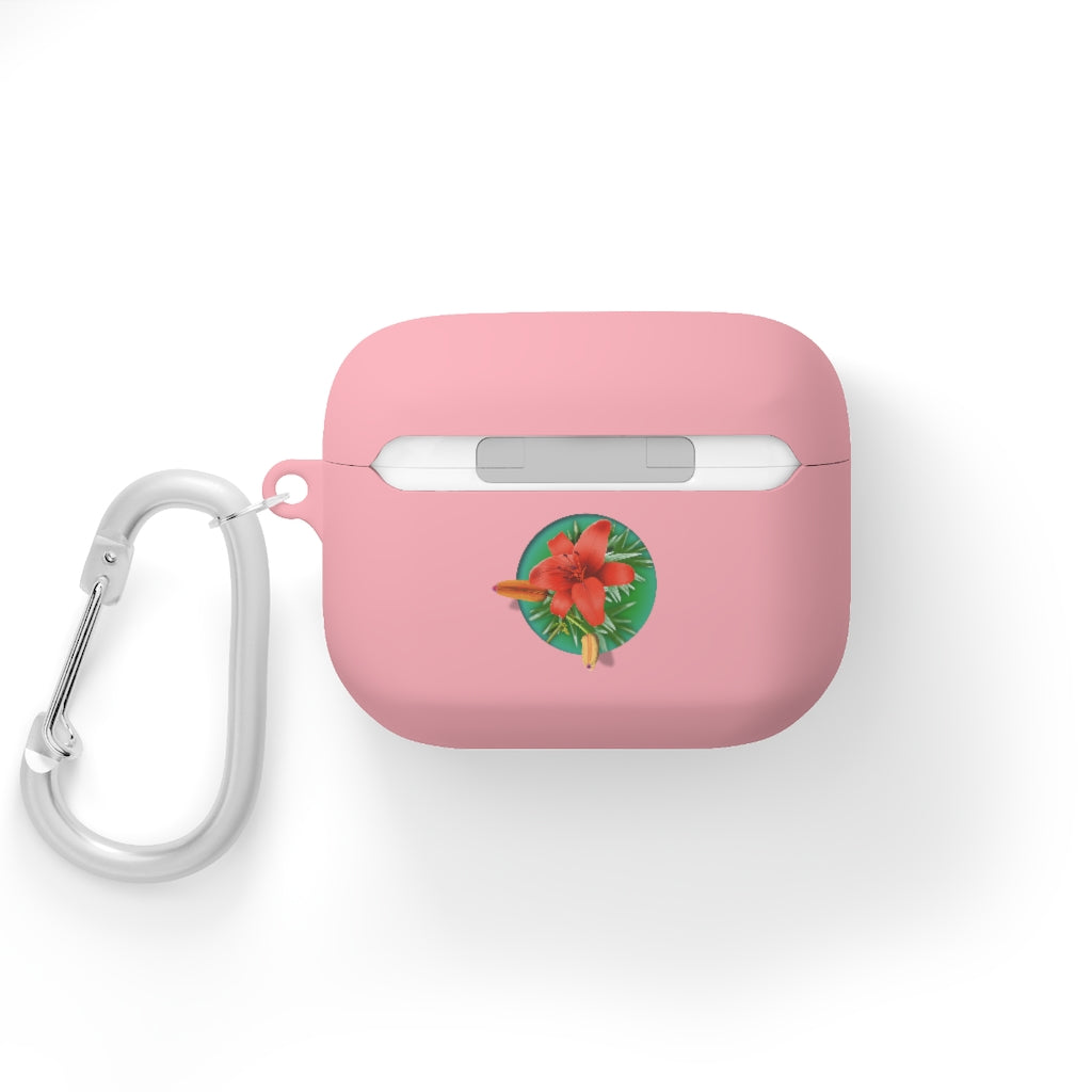 Orange Day Lily AirPods and AirPods Pro Case Cover