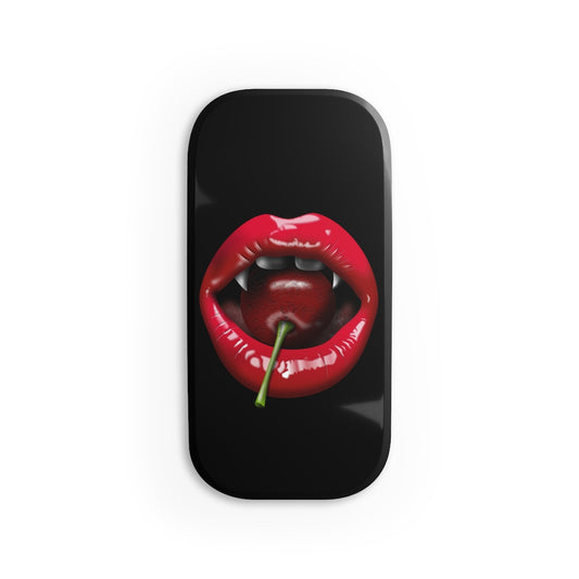 Red Vampire Lips Phone Click-On Grip