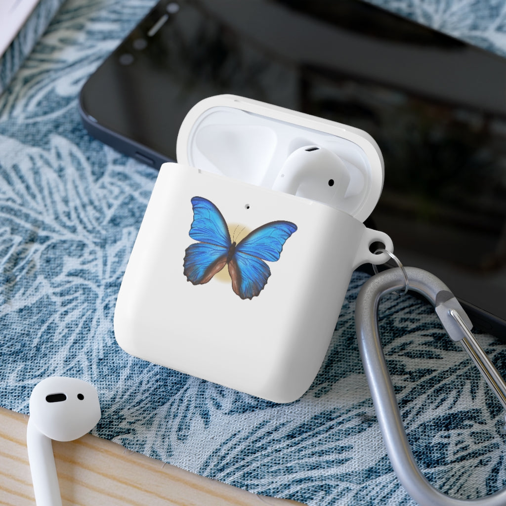 Blue Butterfly Personalized AirPods\Airpods Pro Case cover