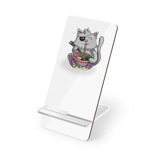 Pirate Ramen Cat Mobile Display Stand for Smartphones