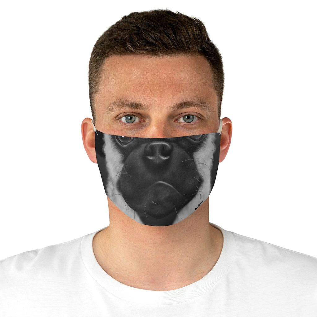 Pug Face - Fabric Face Mask