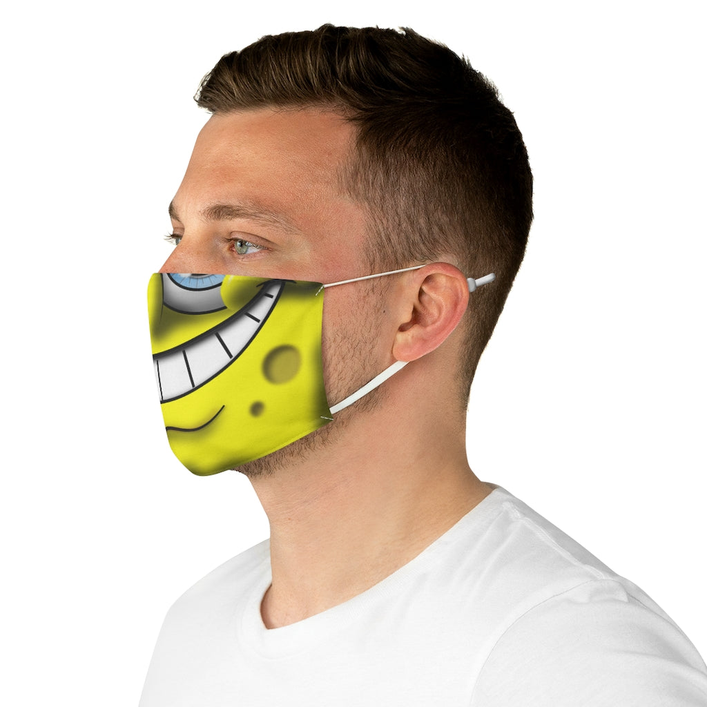 Sponge Smile Fabric Face Mask