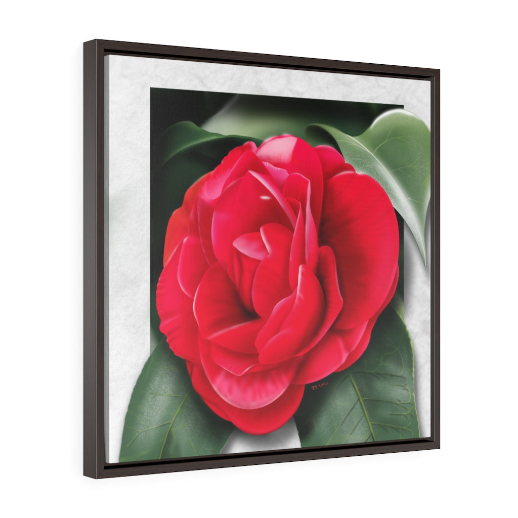 Red Camellia Canvass