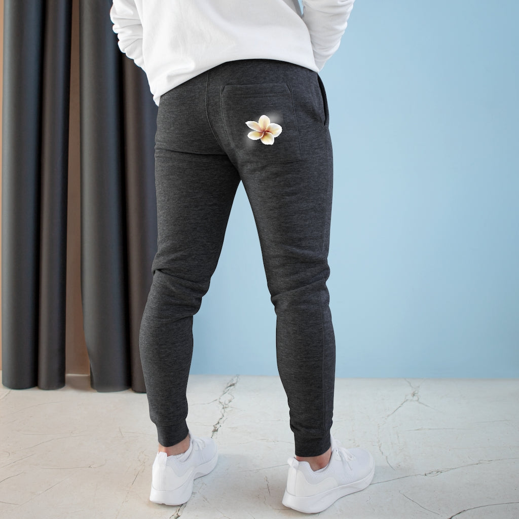 Jasmine Flower Premium Fleece Joggers