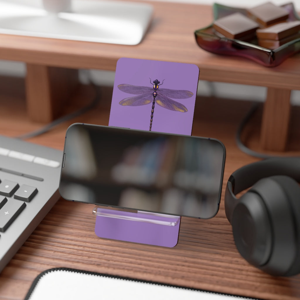 Purple Dragonfly Mobile Display Stand for Smartphones