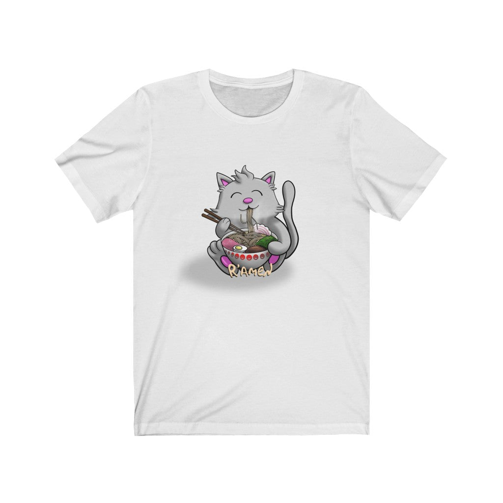 Ramen Cat Unisex Jersey Short Sleeve Tee