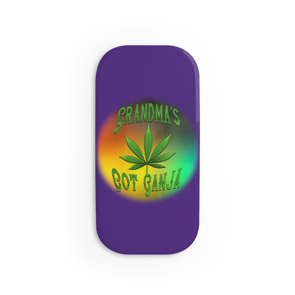 Grandma's Got Ganja Phone Click-On Grip