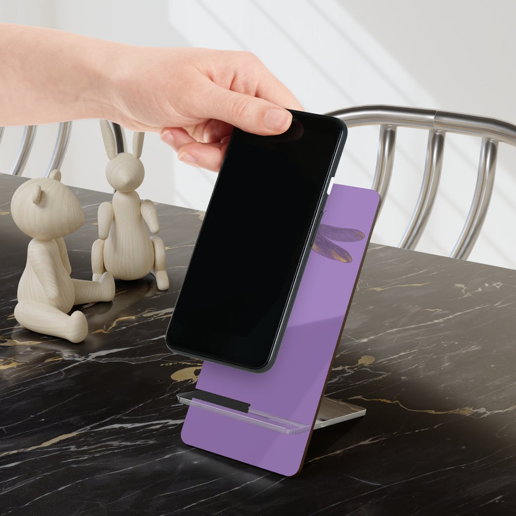 Purple Dragonfly Mobile Display Stand for Smartphones