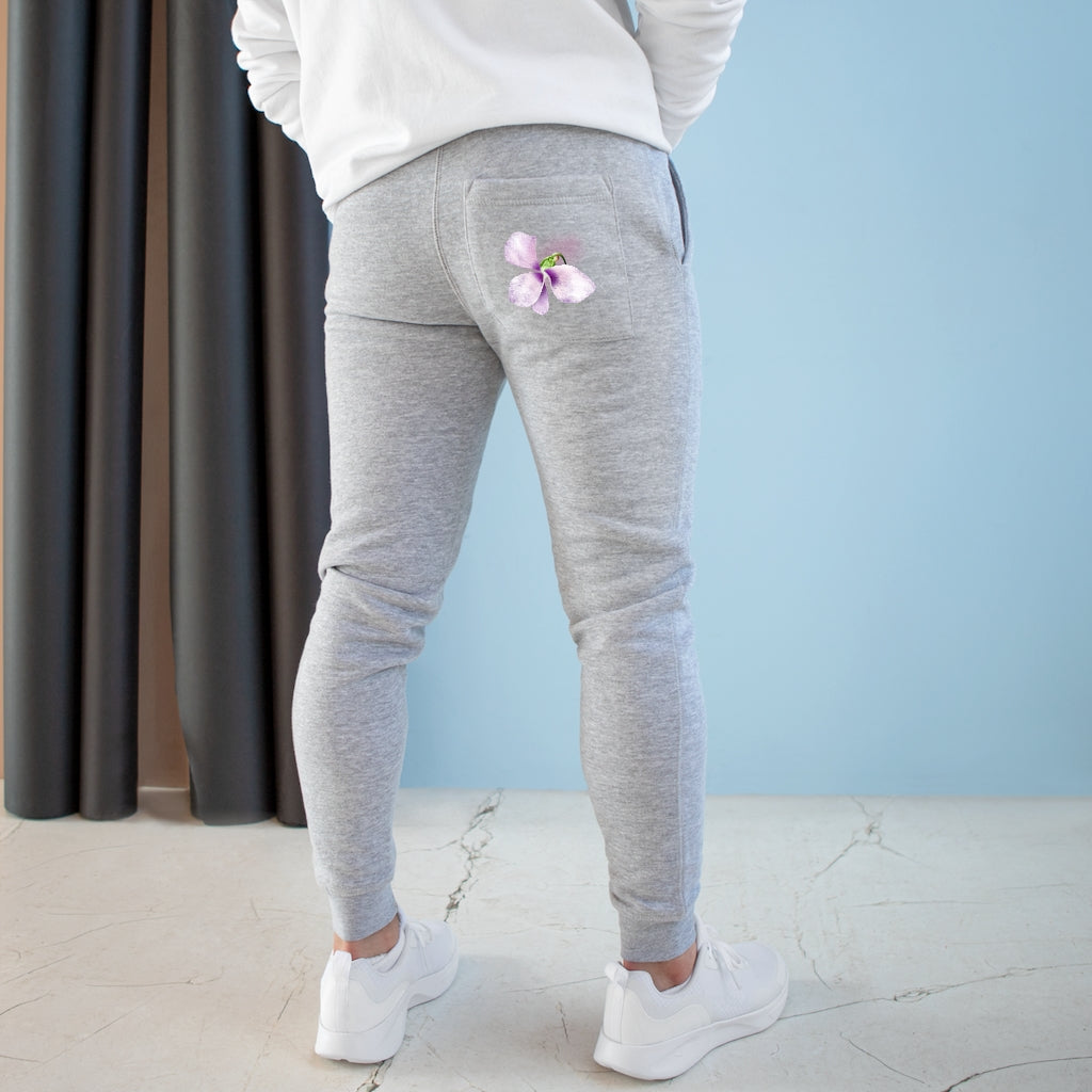 A common blue violet Premium Fleece Joggers