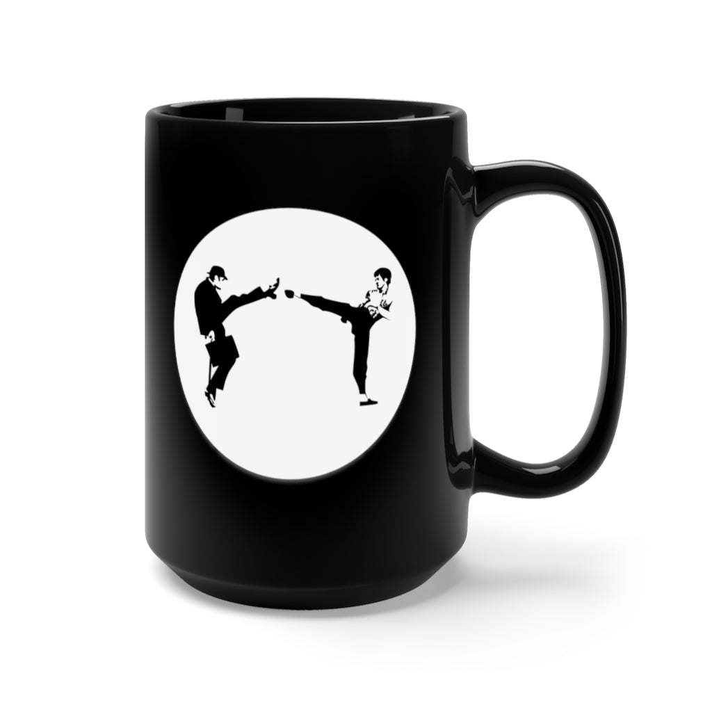 An epic battle - Black Mug 15oz