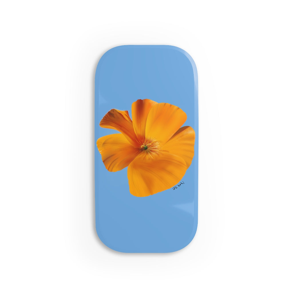 Golden Poppy Phone Click-On Grip