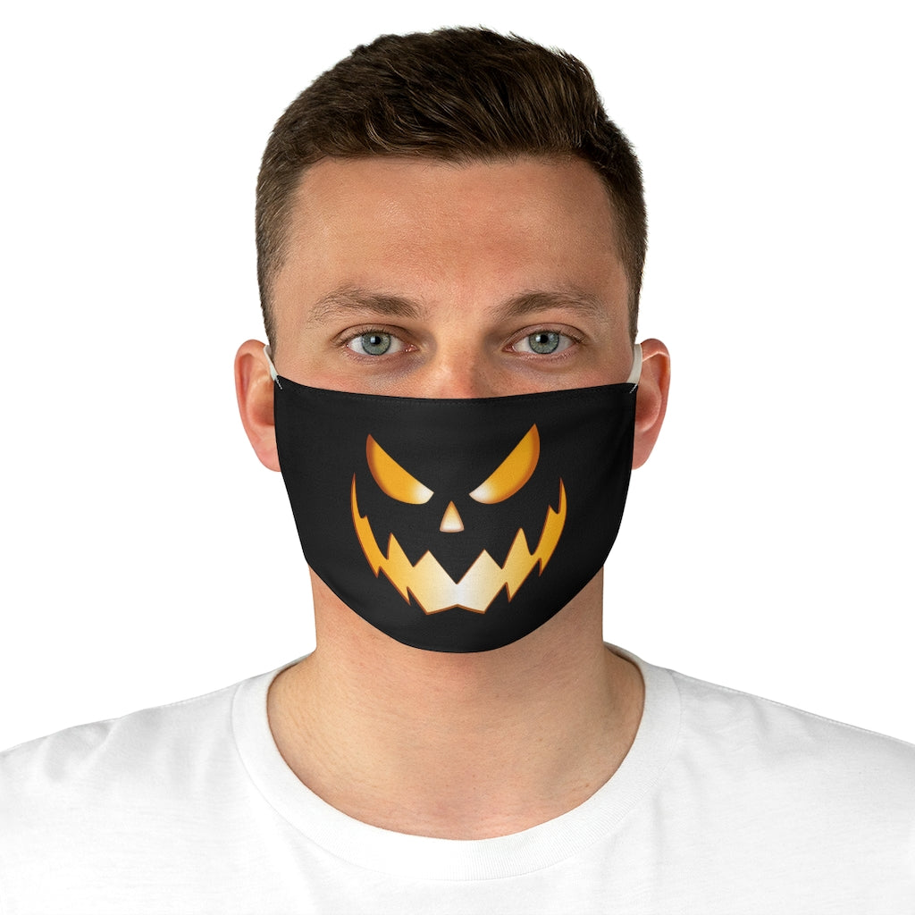 A Pumpkins Inner Glow - Fabric Face Mask