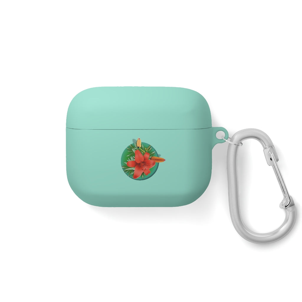 Orange Day Lily AirPods and AirPods Pro Case Cover