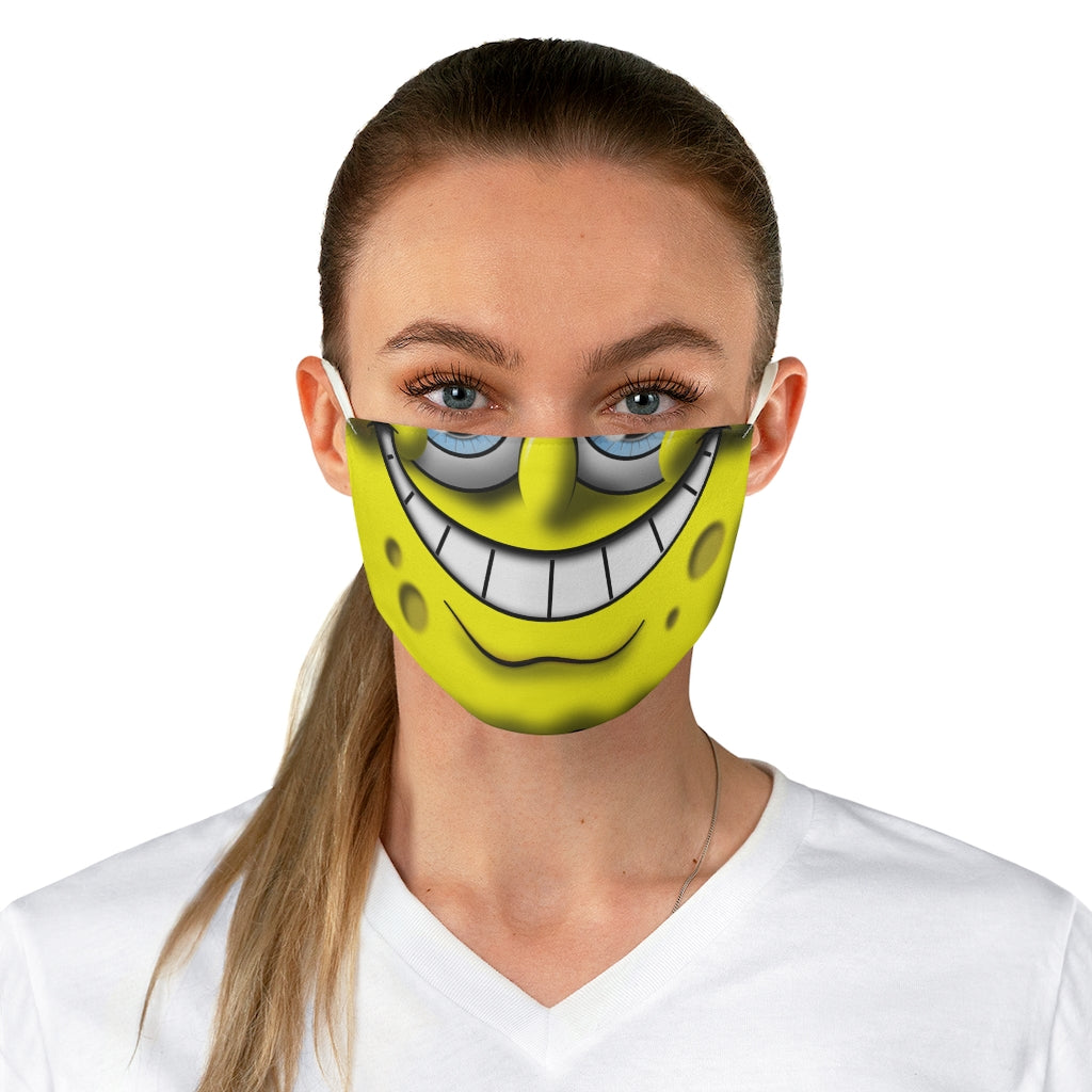 Sponge Smile Fabric Face Mask