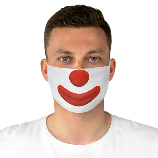 Clown Face Fabric Face Mask