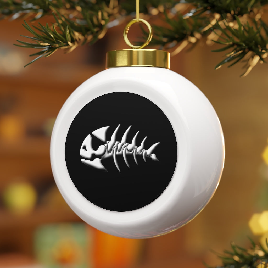 Jolly Roger Christmas Ball Ornament