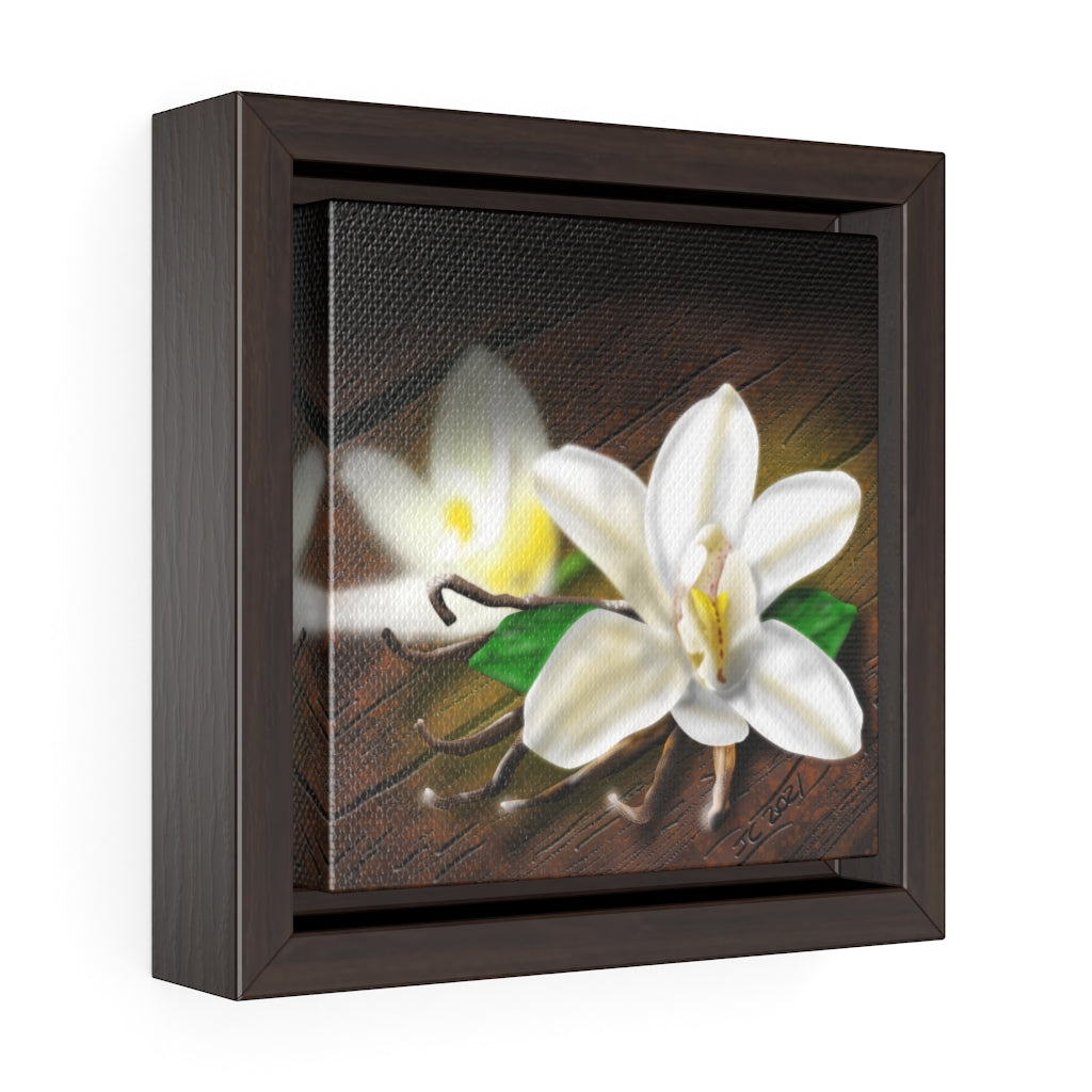 Plain Vanilla Square Framed Premium Gallery Wrap Canvas