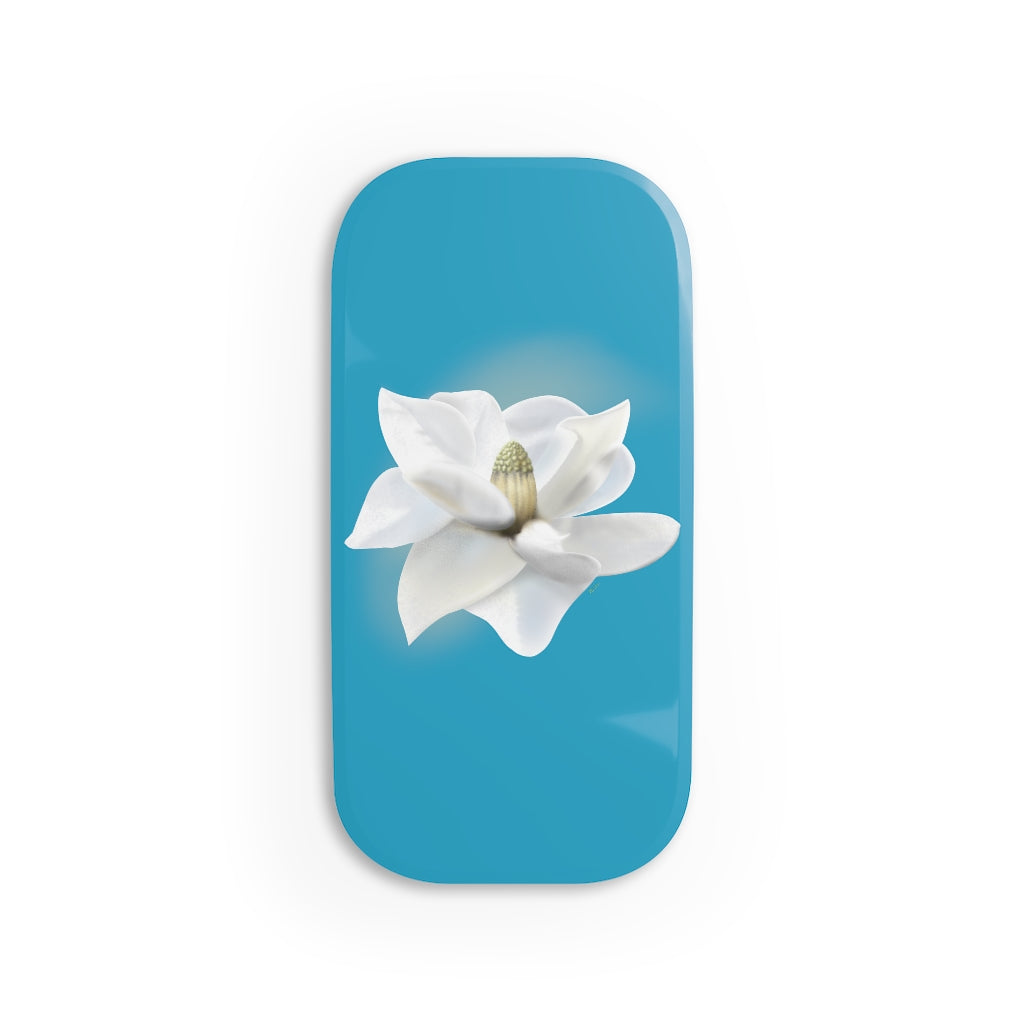 Magnolia Flower Phone Click-On Grip