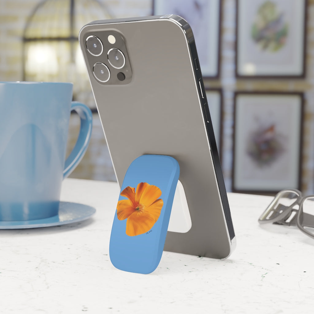 Golden Poppy Phone Click-On Grip