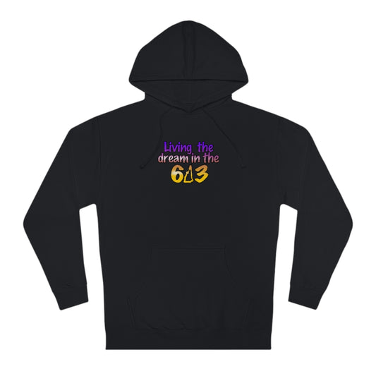 Living the Dream in the 603 Unisex Hooded Sweatshirt