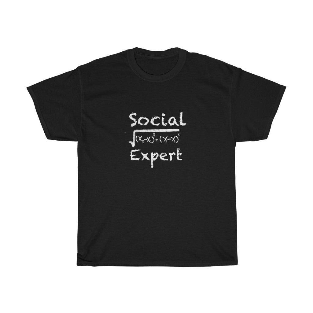 Social Distance Expert - Unisex Heavy Cotton Tee