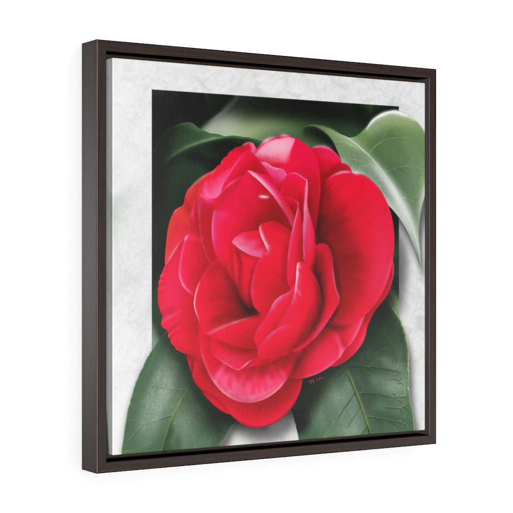 Red Camellia Canvass