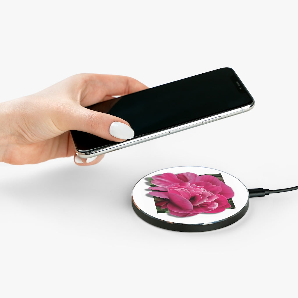 Pink Peony Wireless Charger