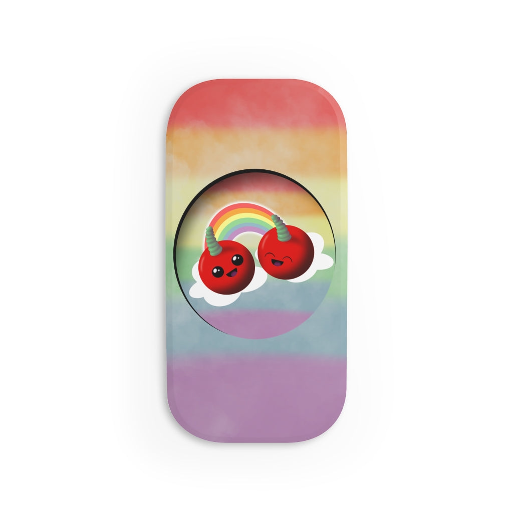 Unicorn Cherries Phone Click-On Grip