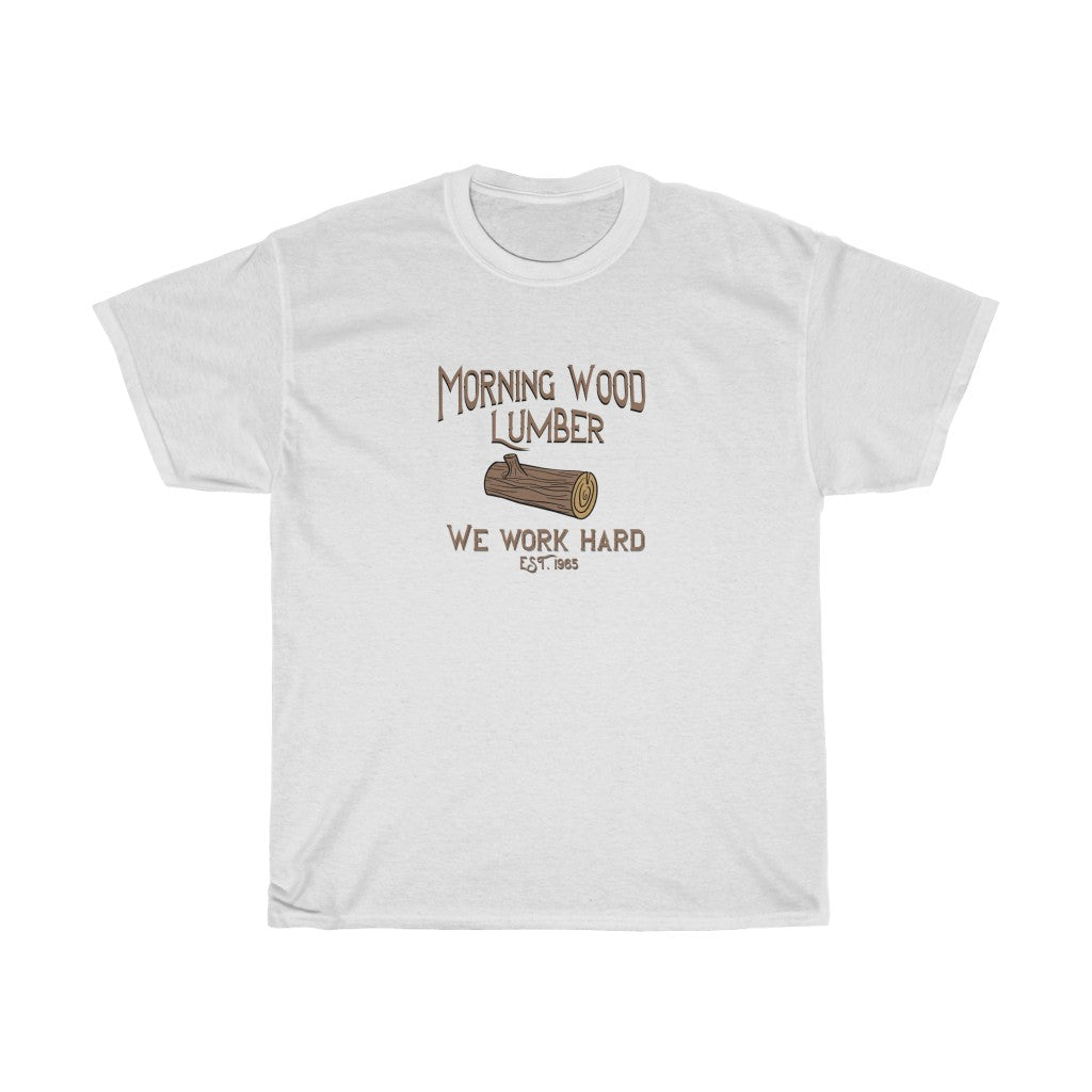 Morning Wood Lumber Unisex Heavy Cotton Tee