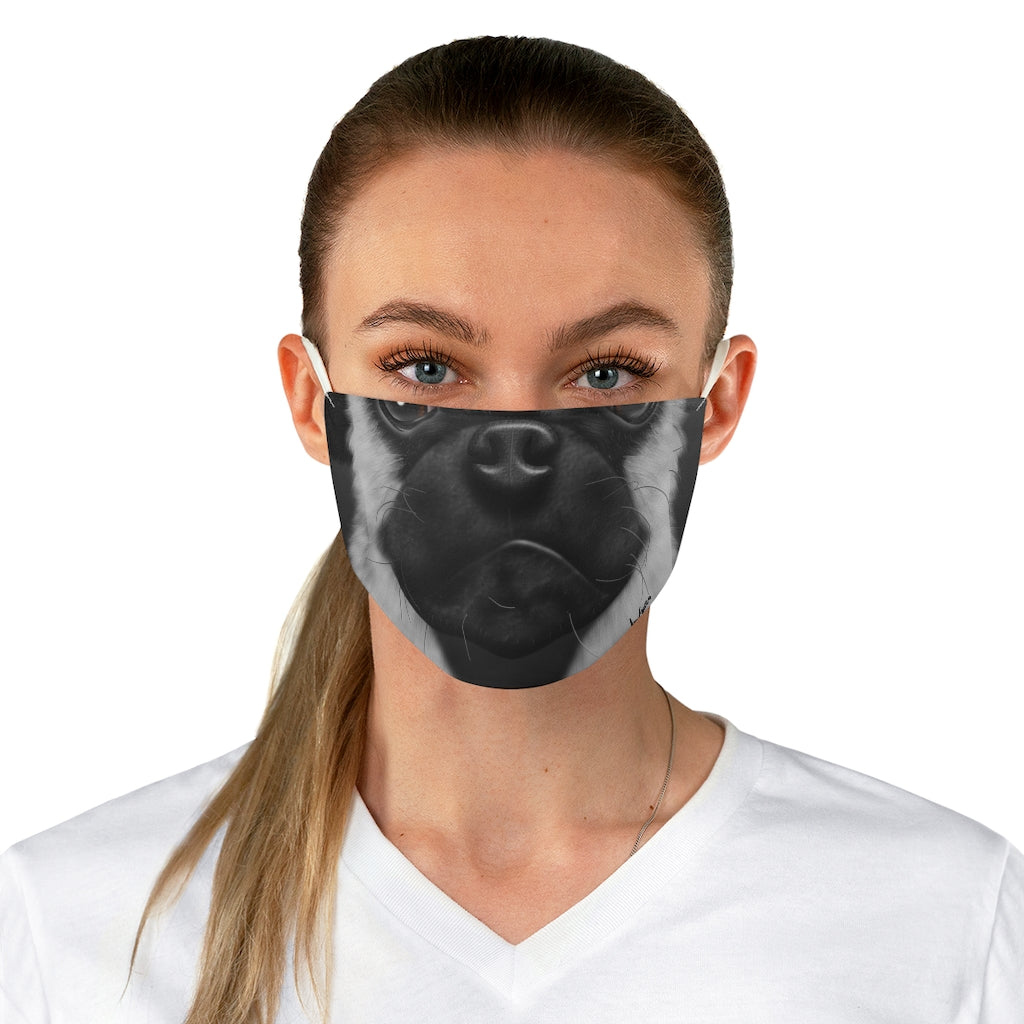 Pug Face - Fabric Face Mask