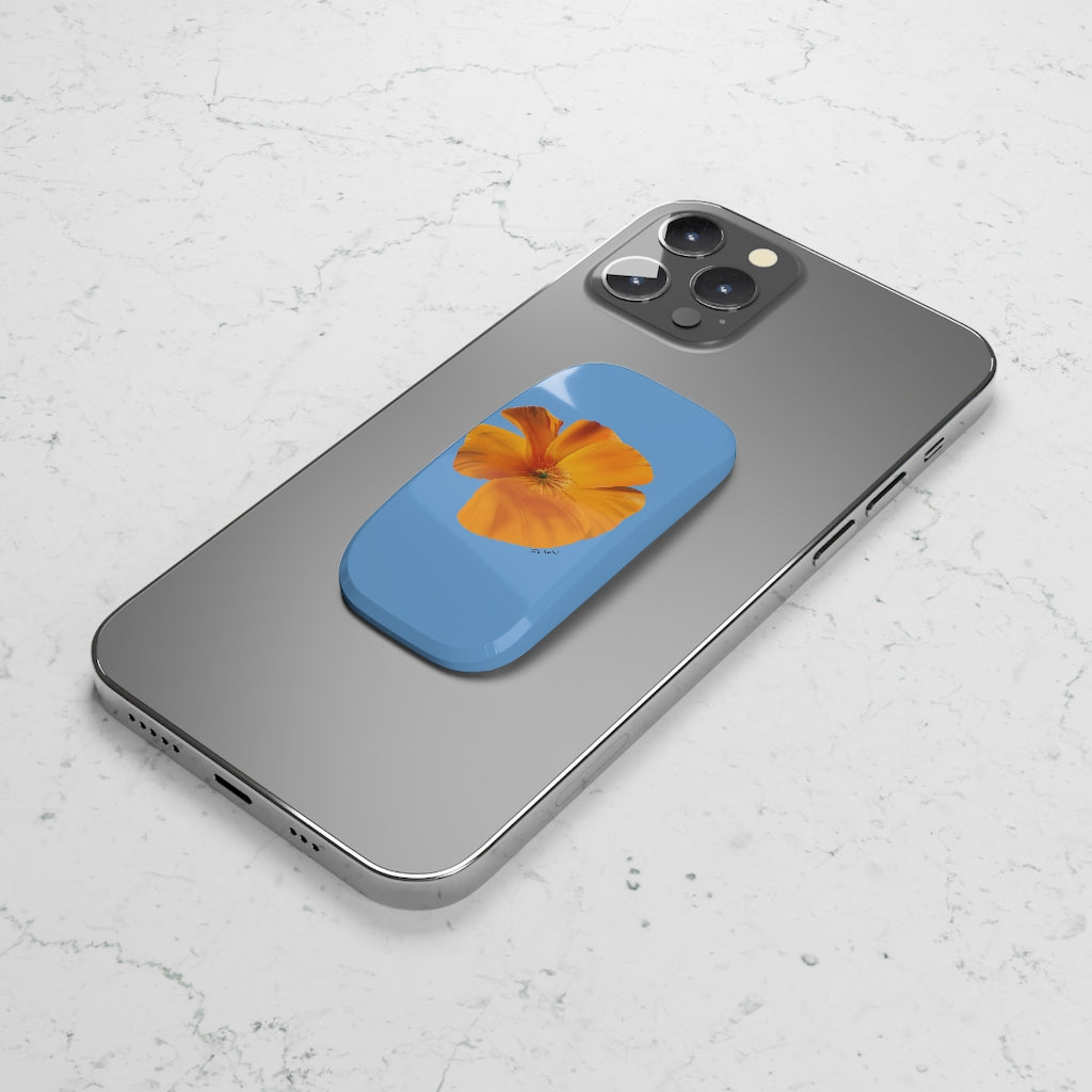 Golden Poppy Phone Click-On Grip