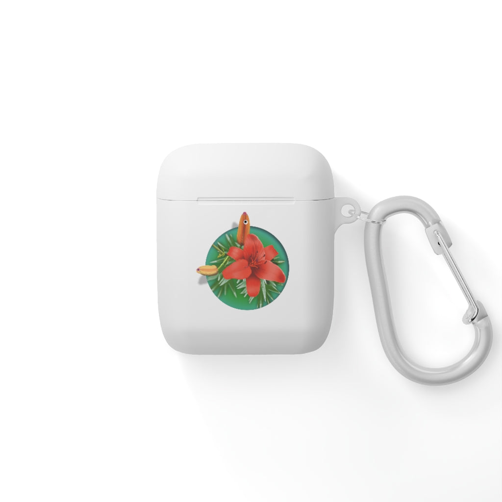 Orange Day Lily AirPods and AirPods Pro Case Cover