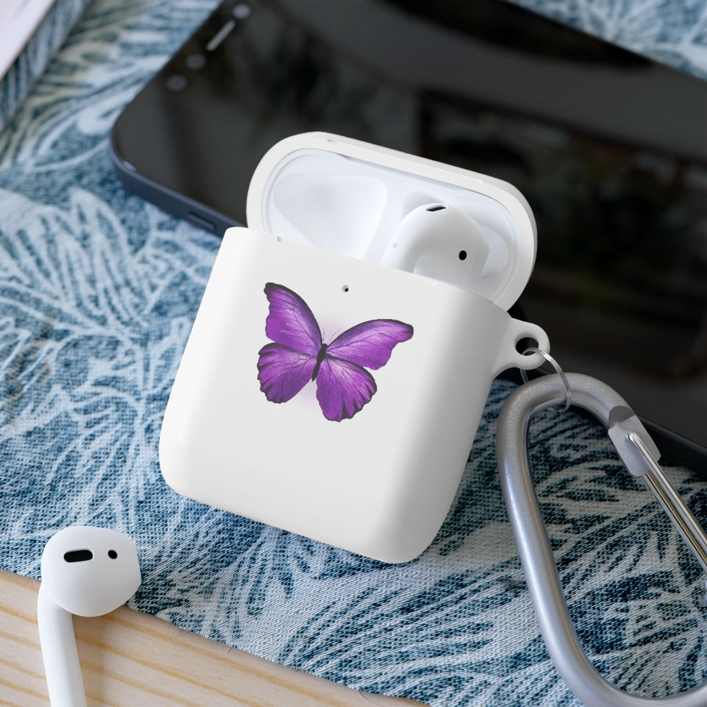 Purple Butterfly AirPods\Airpods Pro Case cover